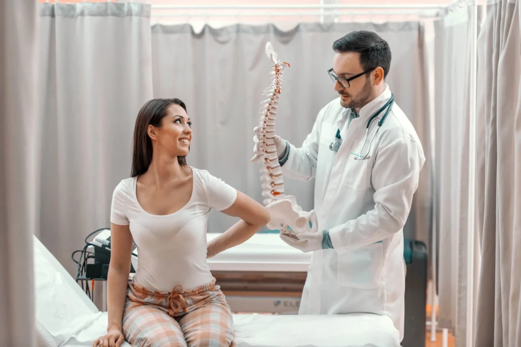 discussing Lower Back Pain Treatment Near Me